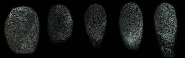 Photo of Set of real finger prints