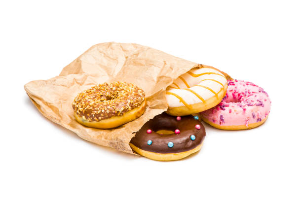 istock Beautiful delicious donut in the background 1153716110