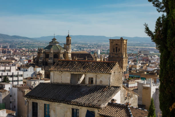 istock Aerial View Of Townscape Against Sky, Granada, Spain 1153716347
