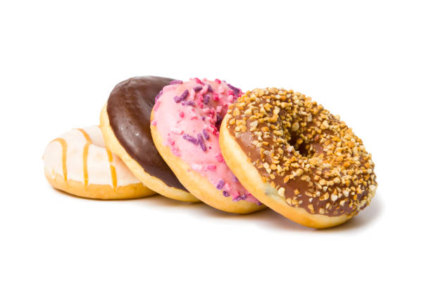 istock Beautiful delicious donut in the background 1153717964