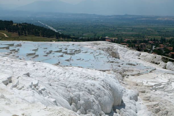 istock Travertine pools and terraces in Pamukkale, Turkey. 1153719025