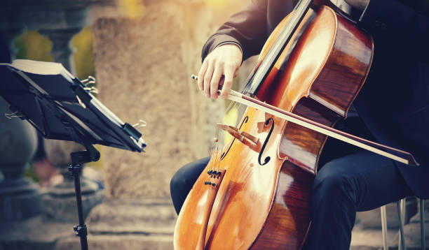 istock Performance by the musician with the cello. 1153719556