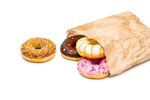 istock Beautiful delicious donut in the background 1153720312