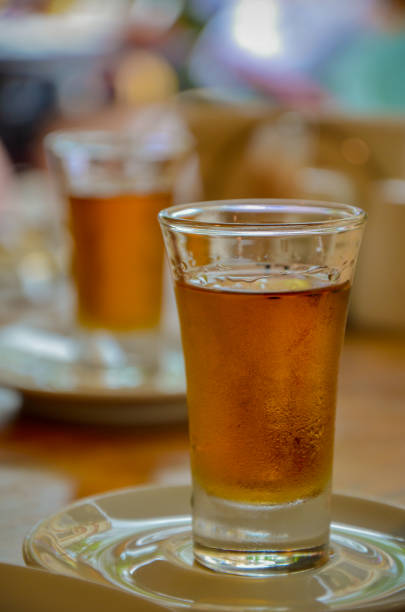 istock Traditional Georgian pomace brandy called chacha, also known as grape vodka or Georgian grappa 1153726776