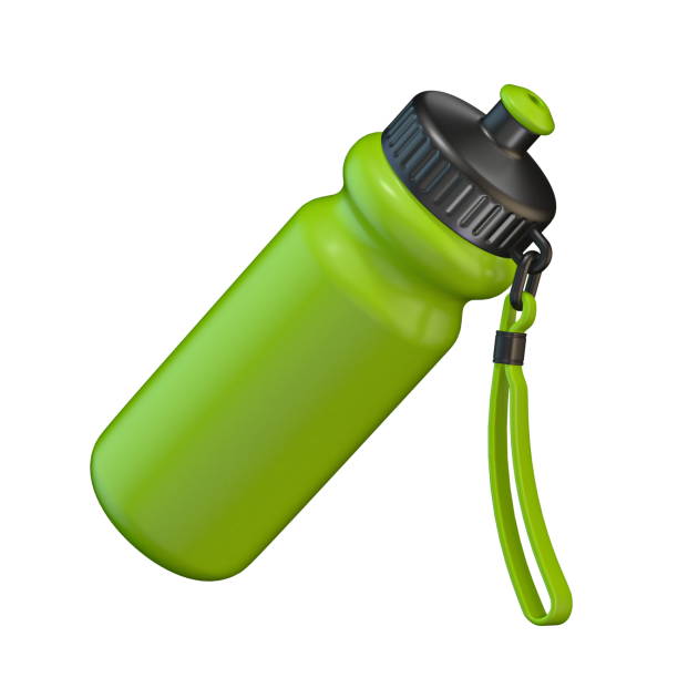 istock Green sport plastic water bottle standing 3D 1153731660