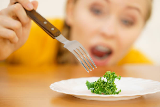 istock Shocked young woman being on diet 1153738831