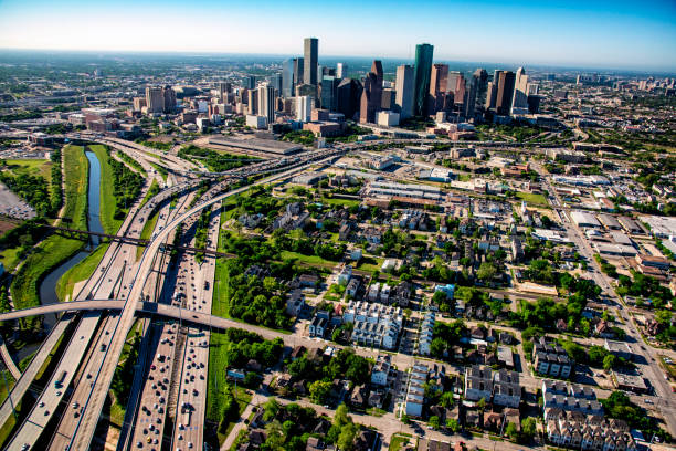 istock Wide Angle Houston Metro Aerial 1153748712