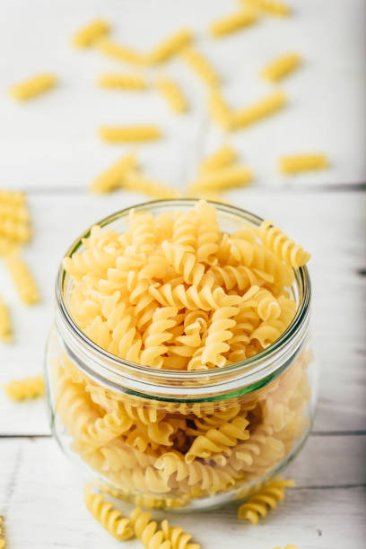 istock Jar of fusilli pasta 1153750356