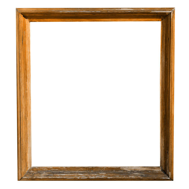 istock beautiful orange frame isolated on white background 1153752452