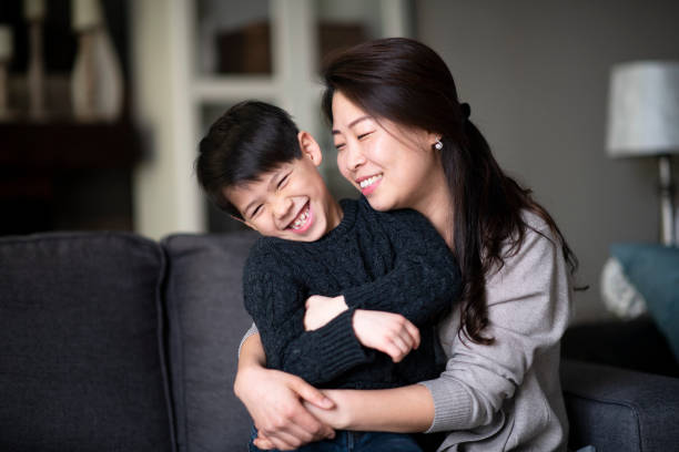 istock Mother and Son Snuggling 1153752494