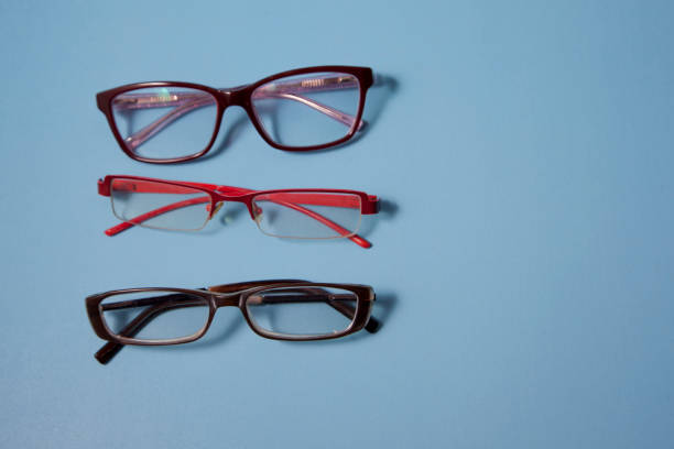 istock Brown and red eyewear glasses 1153756739