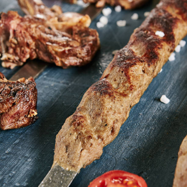 istock Set of Restaurant Barbecue Menu 1153791774