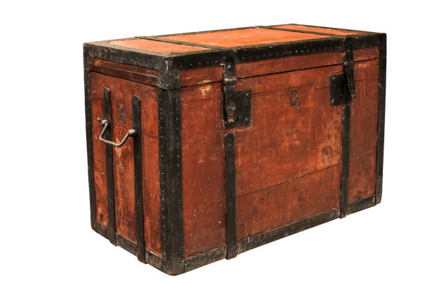 istock Old wooden chest 1153795087