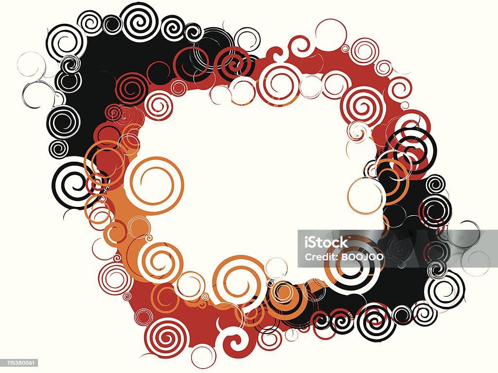 Espiral de quadro - Vetor de Abstrato royalty-free