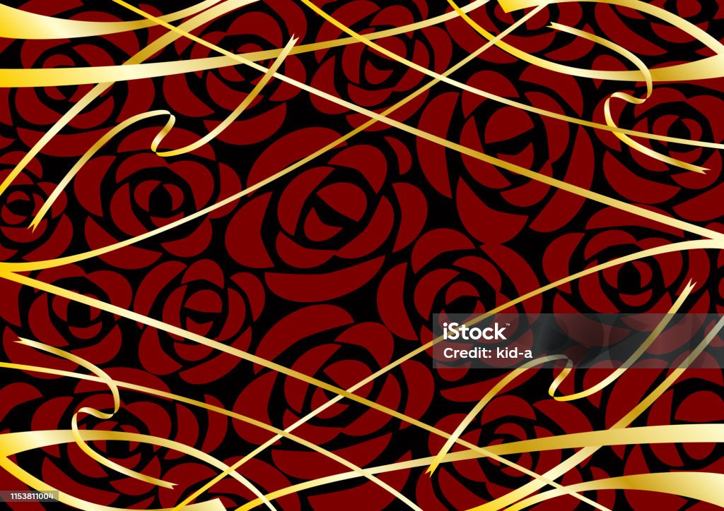 Beautiful Rose Pattern Beautiful Rose Pattern Background Stock Illustration - Download Image ...