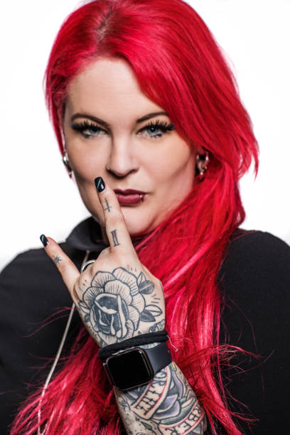 istock Beautiful Tattooed Woman 1153813347