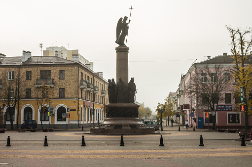 Belarus, Brest, 25, October, 2015: Brest Arbat, Sovetskaya Street