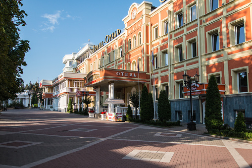 RUSSIA, Kislovodsk August 3, 2016: Grand Hotel