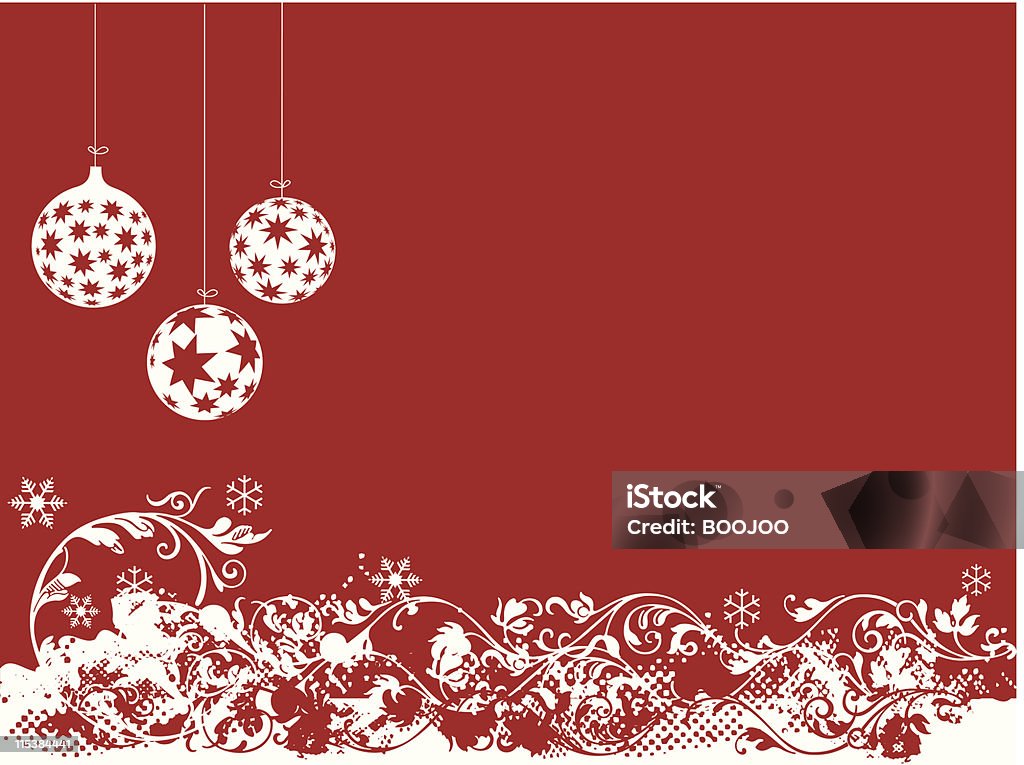 Rosso Natale - arte vettoriale royalty-free di Arte