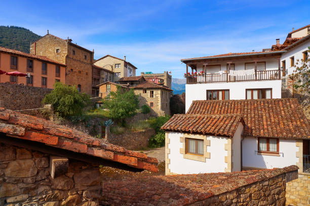 istock Potes village facades in Cantabria Spain 1153852004