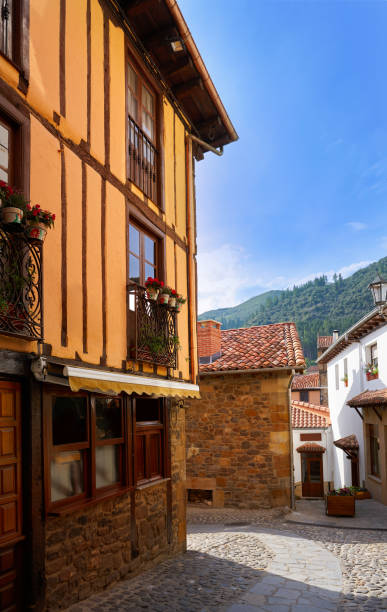 istock Potes village facades in Cantabria Spain 1153853516