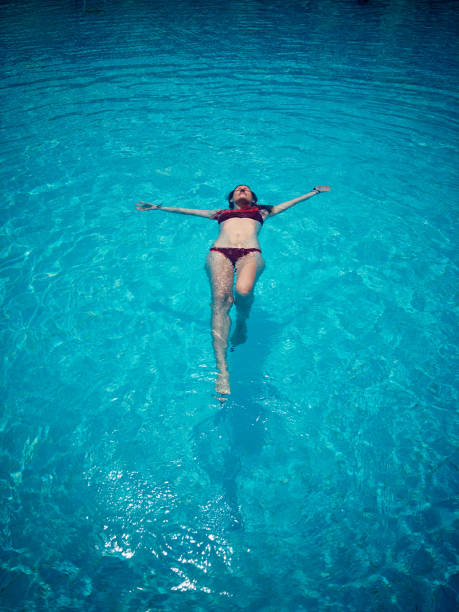 istock Time for summer swimming in the pool. 1153854933