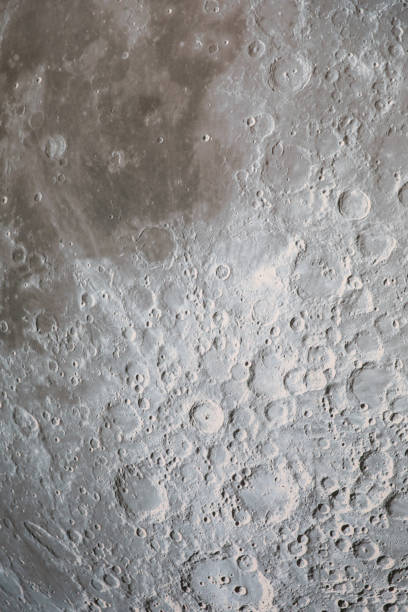 istock Astronomy illuminated Moon or planet showing surface and craters 1153855493