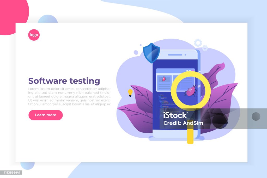 Software Or Application Flat Vector Concept Debugging Development ...