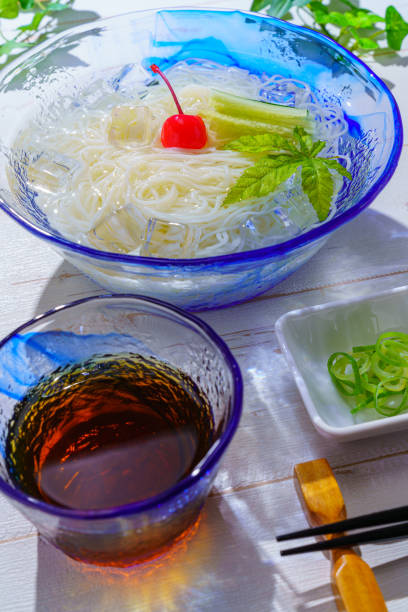 Japanese Chilled Noodles 'Somen' (very thin noodle)