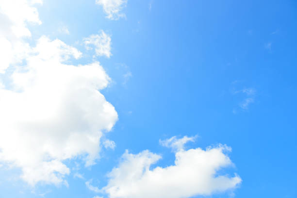 istock Blue sky white cloud white background. Beautiful sky and clouds in the afternoon. 1153859234