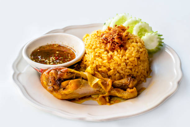istock Kao Mok Kai. Thai chicken biryani 1153859804