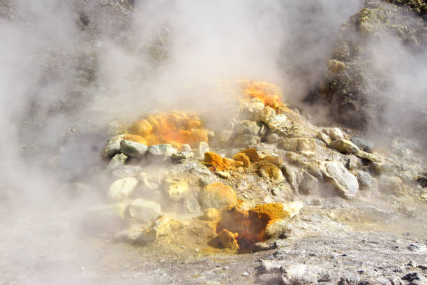 istock Fumarole in the Solfatara crater in the Phlegraean Fields in Italy 1153859933