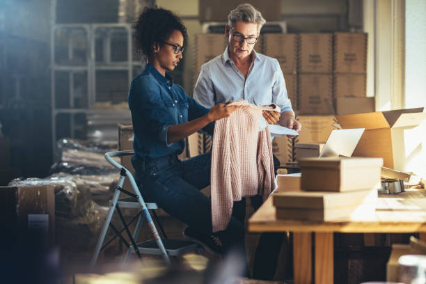 istock Checking product before delivering to customer 1153862625