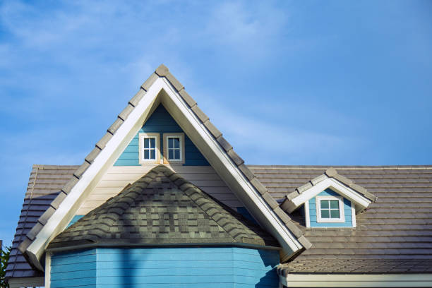 istock Close up modern roof with sky background. 1153862963