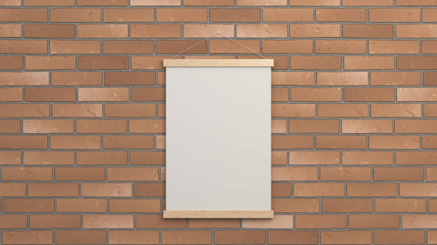istock Blank white poster in frame on the wall 1153864466