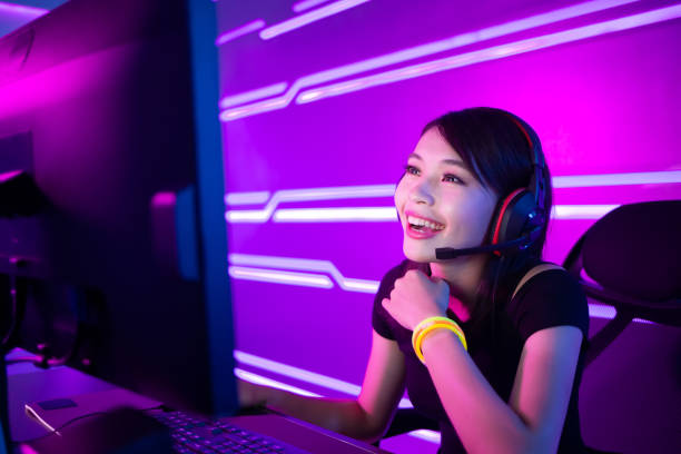istock cybersport gamer have live stream 1153867106