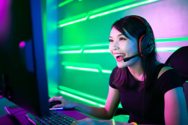 istock cybersport gamer have live stream 1153867162