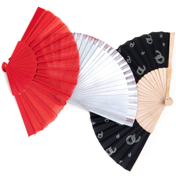 istock fan on white background decoration object Japanese 1153869737