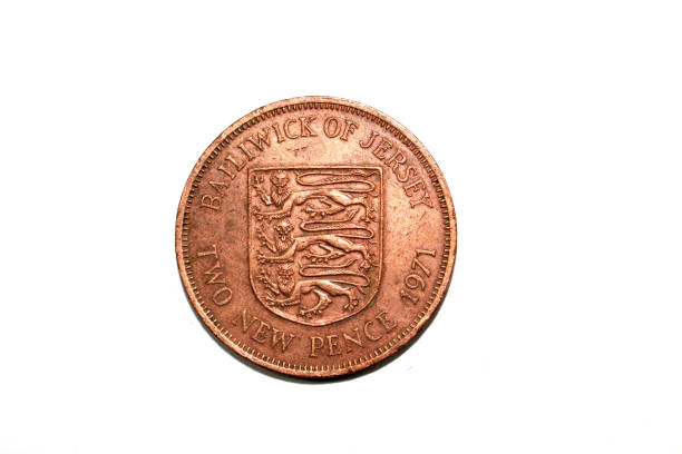 istock Vintage Old Money Coins On White Background 1153870819