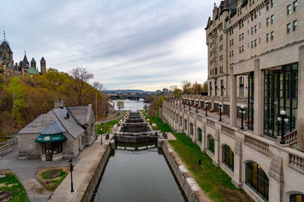 The Rideau Canal is a National Historic Site, particularly the locks at the Parliament are a tourist attraction.