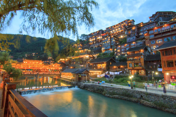 istock Xijiang Miao Village 1153878787
