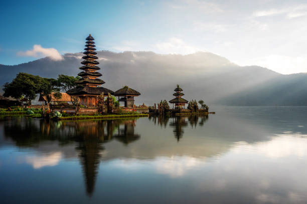 istock Bali, Indonesia, Ulun Danu Beratan Temple at Sunrise 1153879585