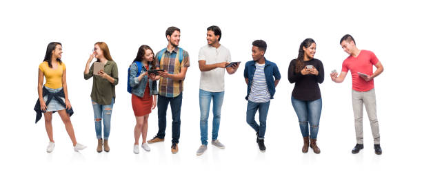 istock Millennial generation of students standing together 1153880722