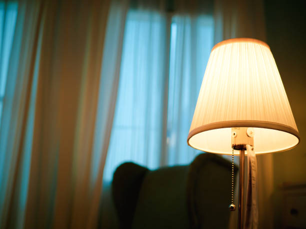 istock interior and home decoration creative design from clean sofa ,lamp and curtain decorate with soft focus background 1153881508