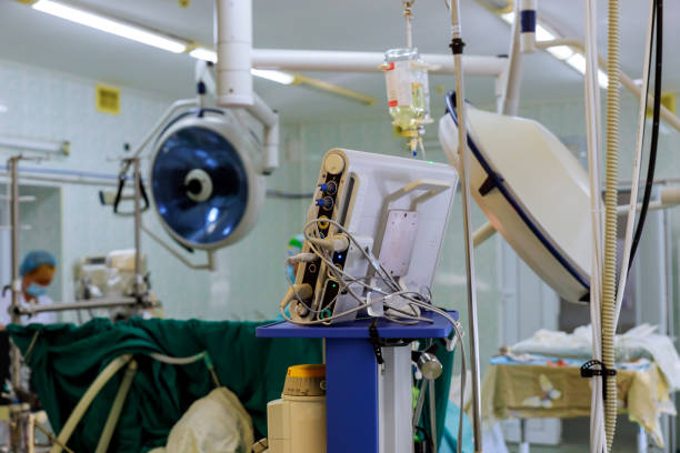 istock Surgeons team working of patient in surgical operating room 1153884182
