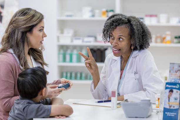 istock Pharmacists explains daily dose is twice a day 1153885290