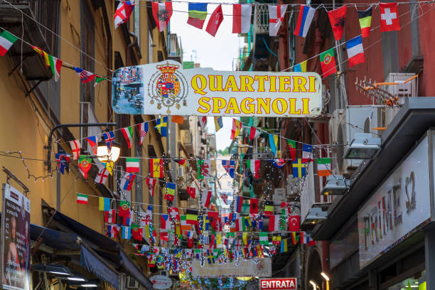 Naples, Italy - Spanish Quarter stock photo