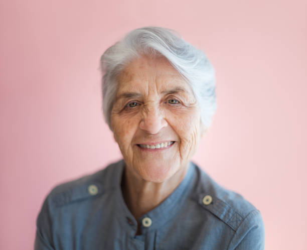 istock Charming grandmother smiling 1153889325
