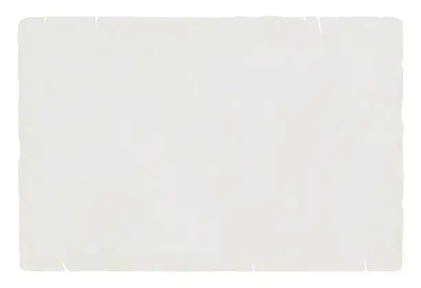 Vector illustration of A horizontal vector illustration of a plain blank light grey  colored old ripped paper