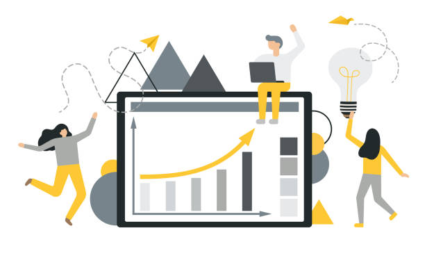 istock Set of business people flat icons. Flat style modern 1153895312